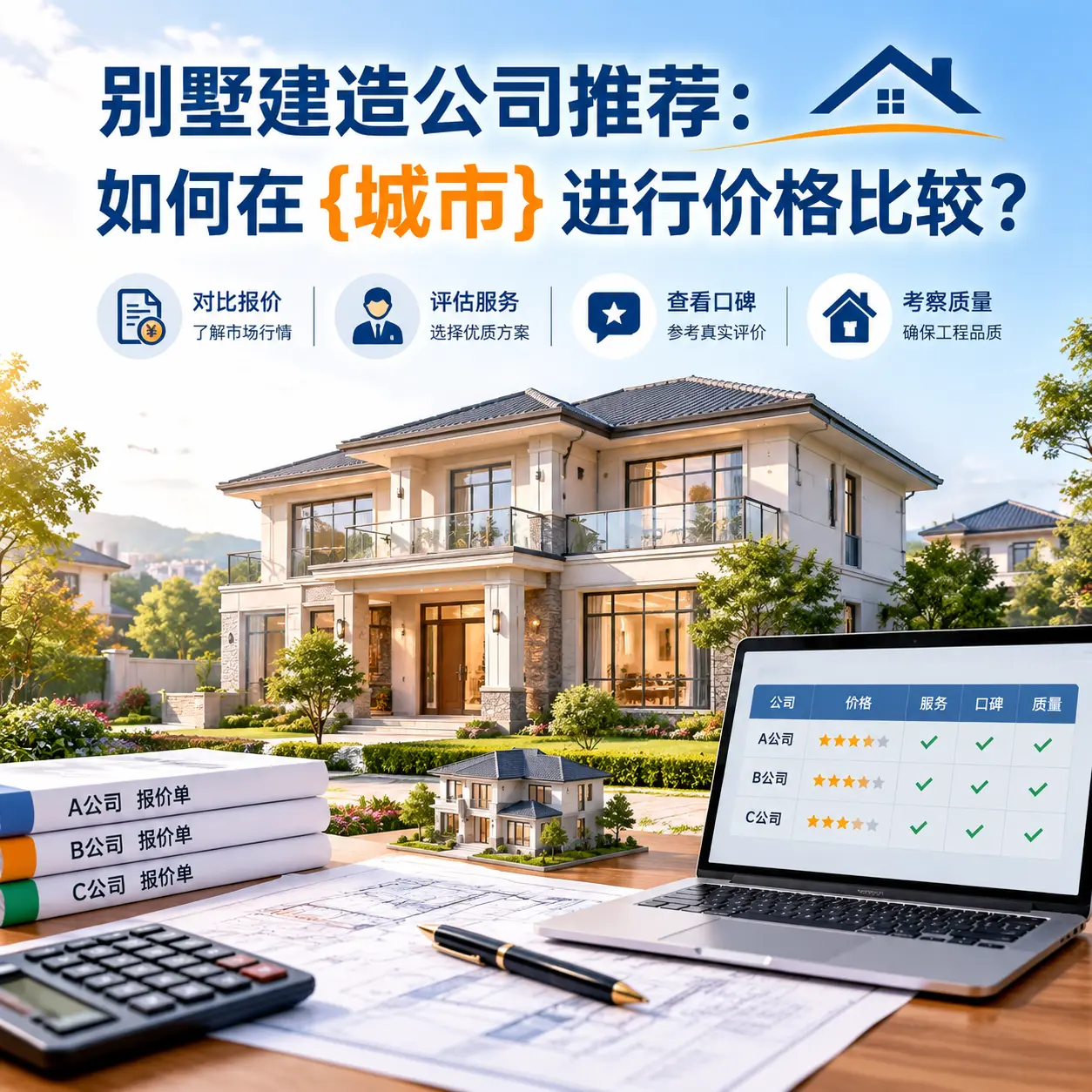 别墅建造公司推荐:如何在 大方 进行价格比较?