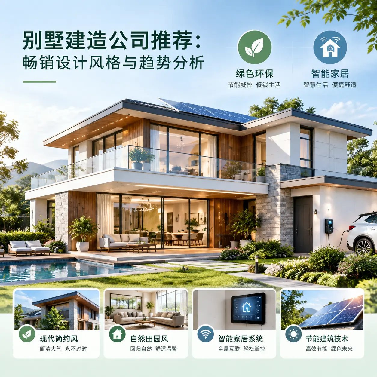 别墅建造公司推荐: 大方 畅销设计风格与趋势分析