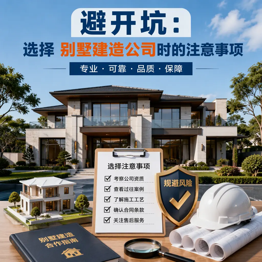 避开坑:选择 大方 别墅建造公司时的注意事项