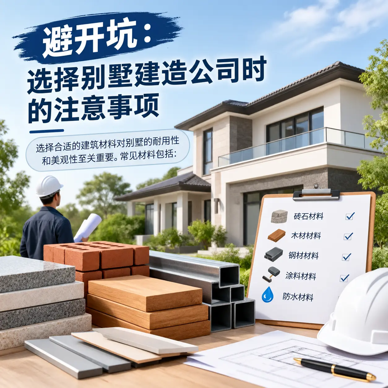 避开坑:选择 大方 别墅建造公司时的注意事项