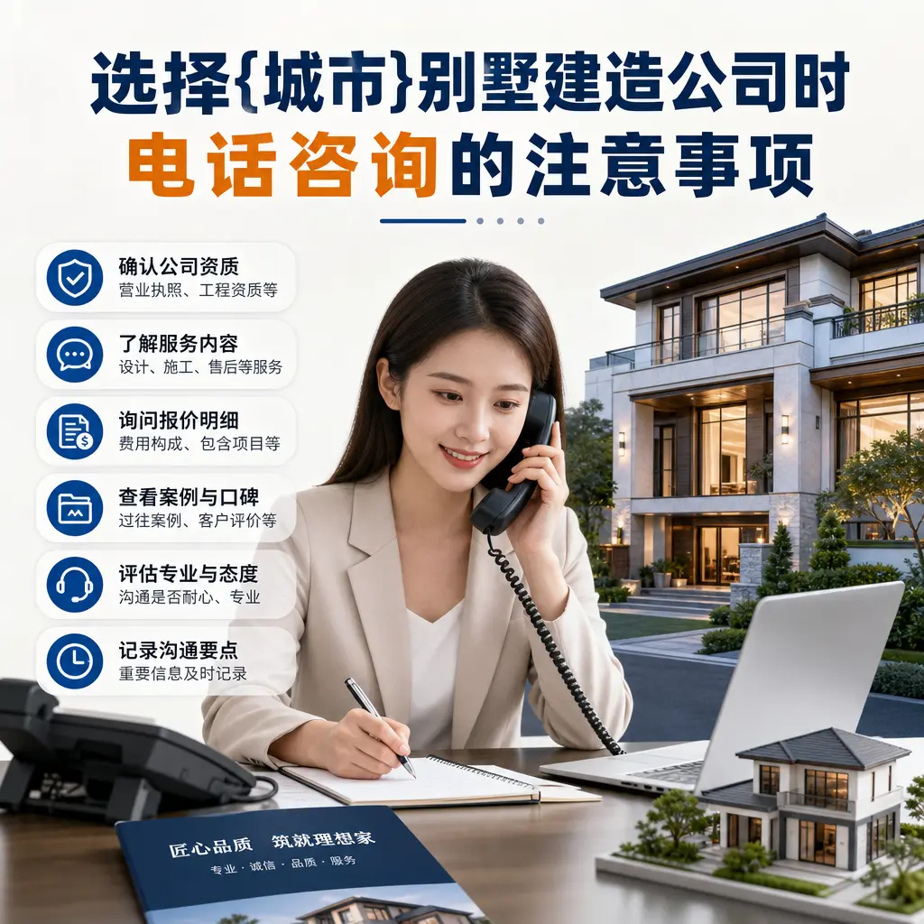 选择大方别墅建造公司时，电话咨询的注意事项