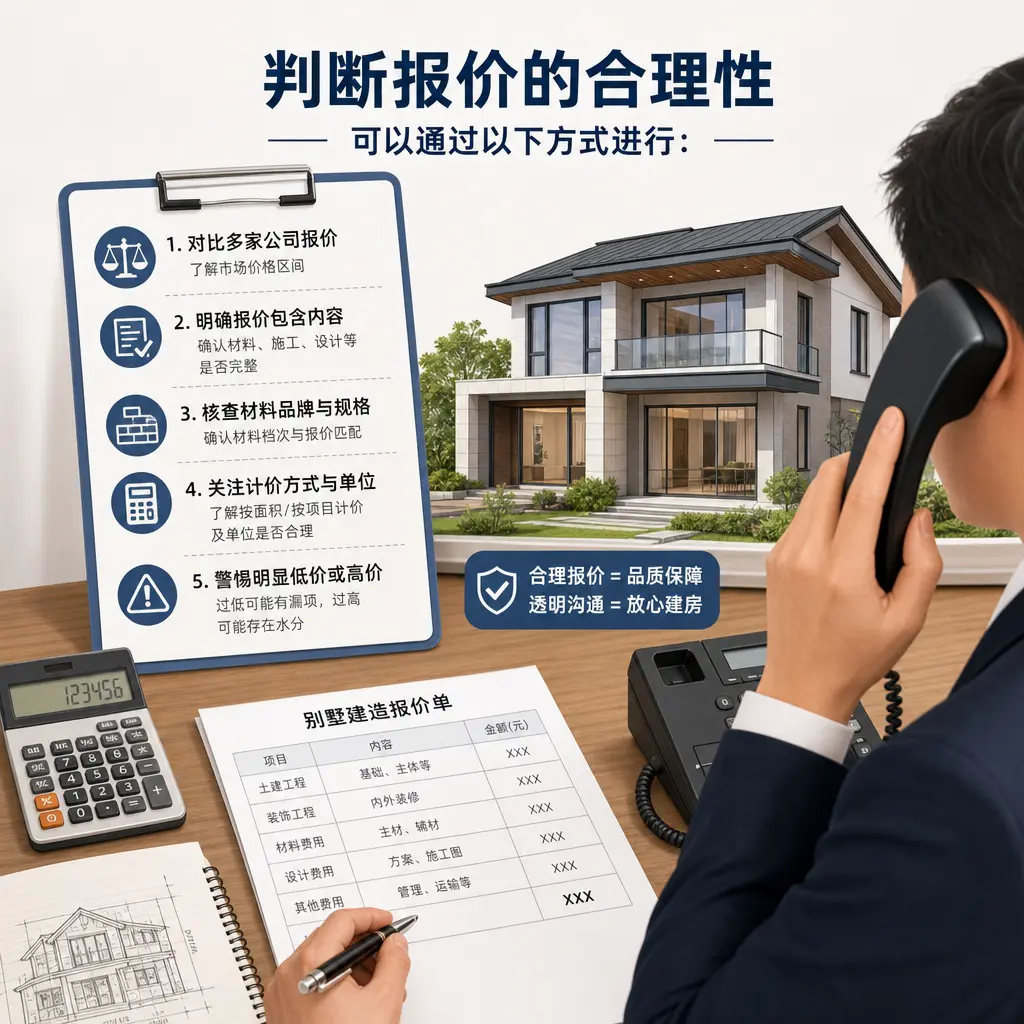 选择大方别墅建造公司时，电话咨询的注意事项