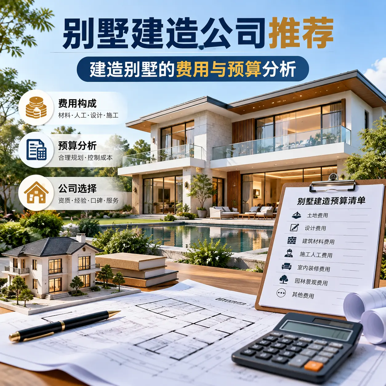 别墅建造公司推荐： 大方 建造别墅的费用与预算分析