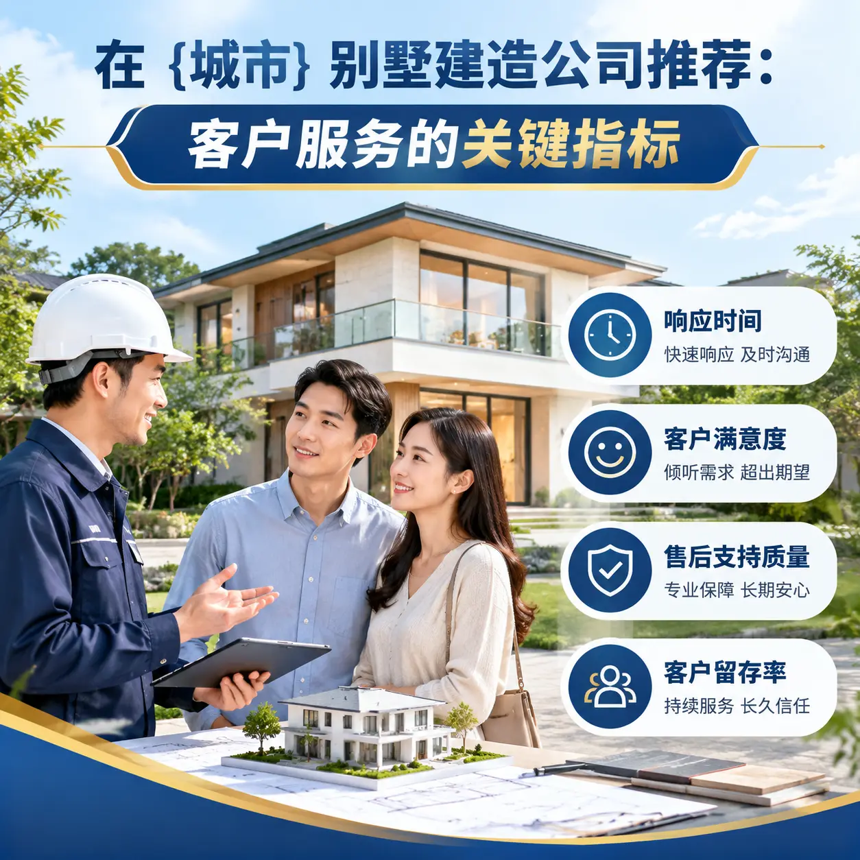 在 大方 别墅建造公司推荐：客户服务的关键指标