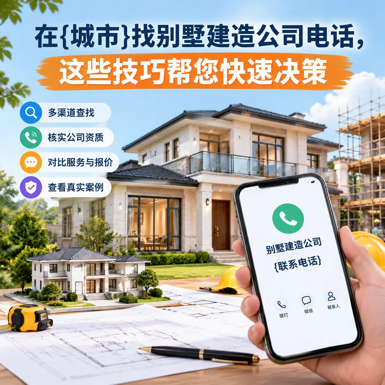 在大方找别墅建造公司电话，这些技巧帮您快速决策