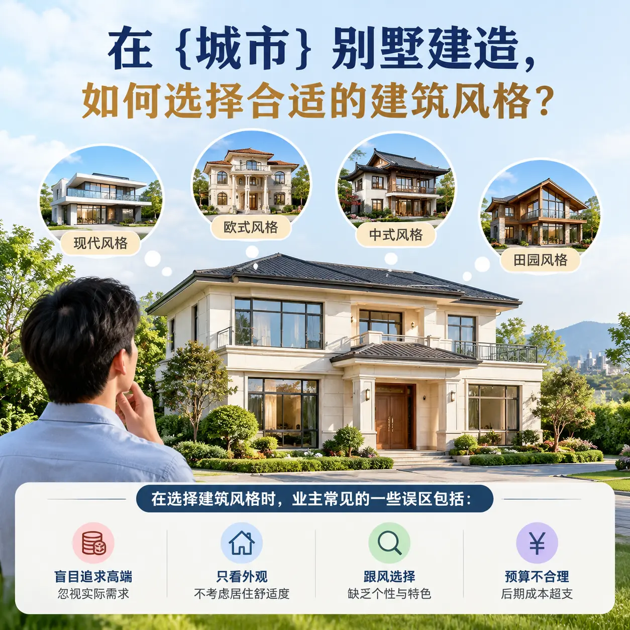 在 大方 别墅建造，如何选择合适的建筑风格？