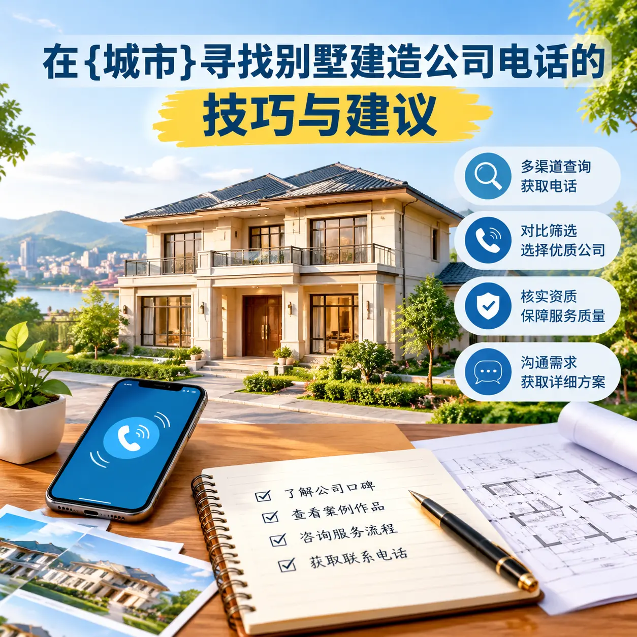 在大方寻找别墅建造公司电话的技巧与建议