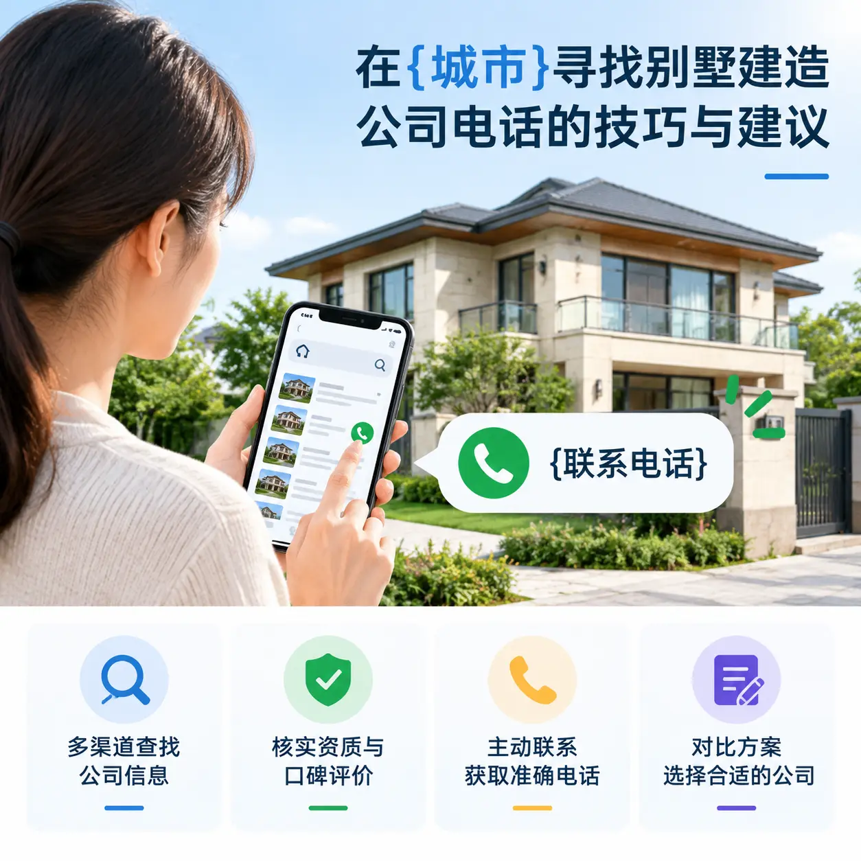 在大方寻找别墅建造公司电话的技巧与建议