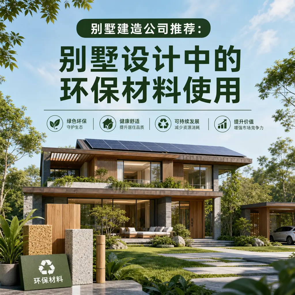 别墅建造公司推荐： 大方 别墅设计中的环保材料使用