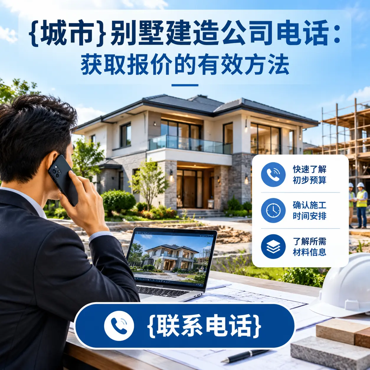 大方别墅建造公司电话：获取报价的有效方法